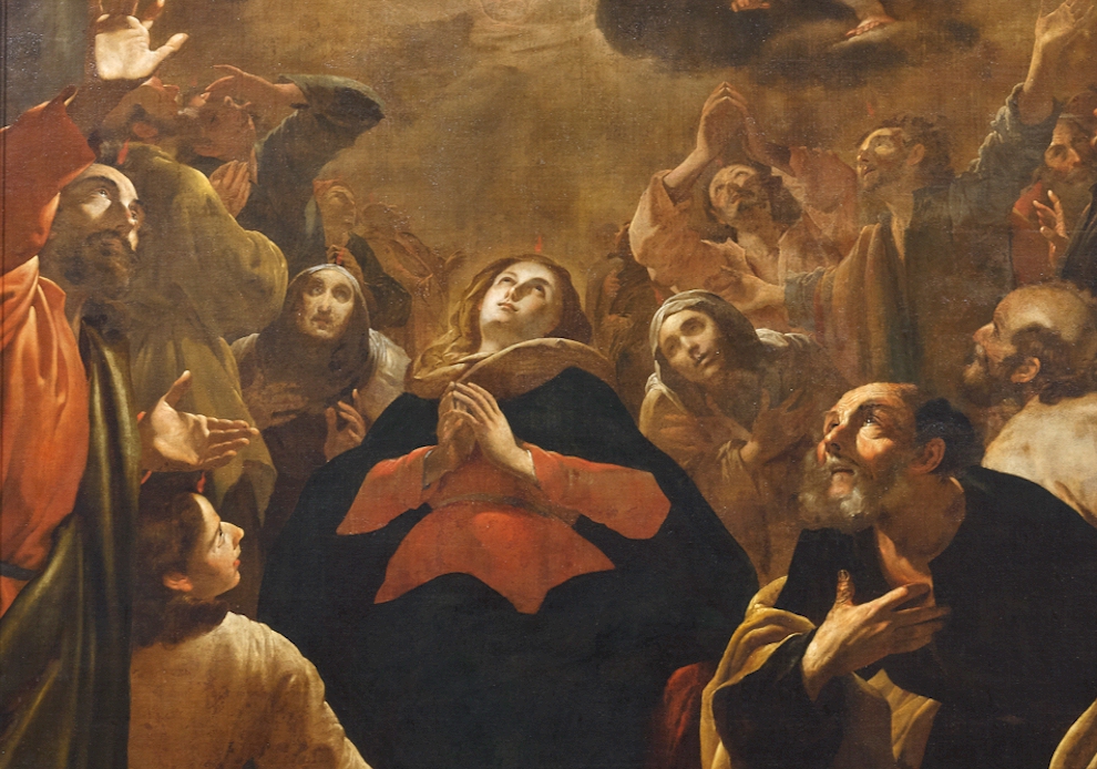 Castellino Castello, La Pentecoste, particolare. Foto Giovanni Hänninen Image