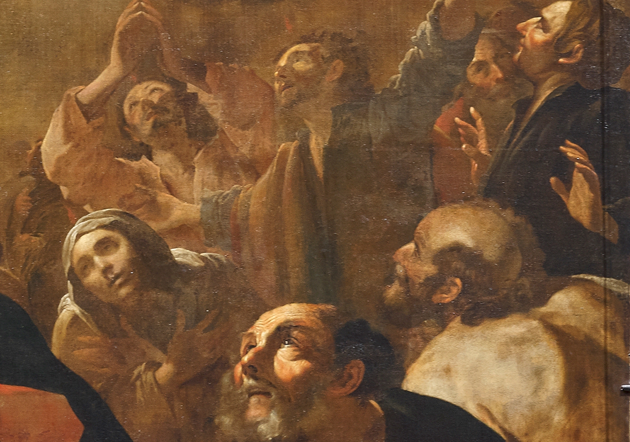 Castellino Castello, La Pentecoste, particolare. Foto Giovanni Hänninen Image