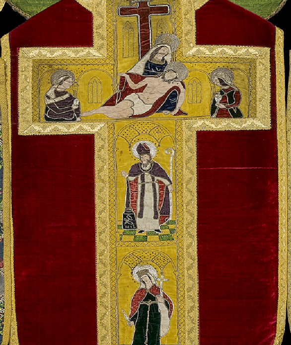 Paramenti liturgici, particolare. Foto Giovanni Hänninen Image